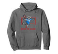 Born To Block Funny Raccoon Soccer Goalie Hoodie - Graphic Print Men Women
