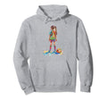 Watercolor Art Soccer Player Hoodie - Trendy Graphic Unisex