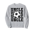 Soccer Uncle Cracked Wall Family Sweatshirt - Unique Graphic for Adults