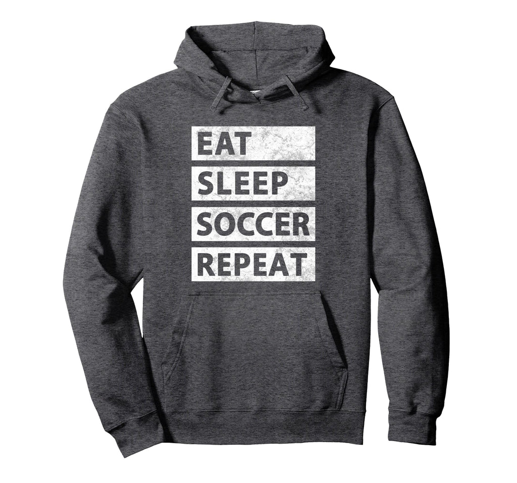 Soccer Player Eat Sleep Soccer Hoodie - Trendy Graphic Men Women