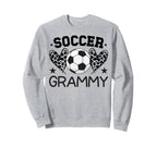 Soccer Grammy Hearts Grammy Soccer Sweatshirt - Trendy Graphic Unisex