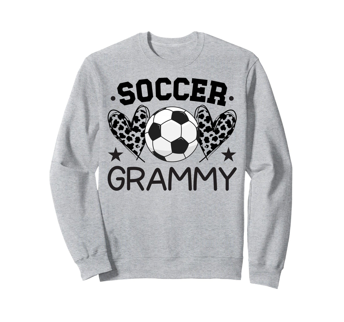 Soccer Grammy Hearts Grammy Soccer Sweatshirt - Trendy Graphic Unisex