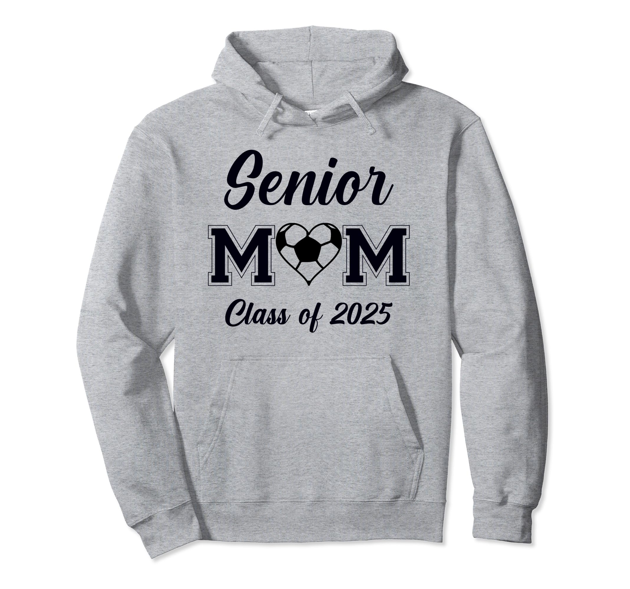 Senior Mom Soccer Class 2025 Womens Hoodie - Novelty Apparel Men Women