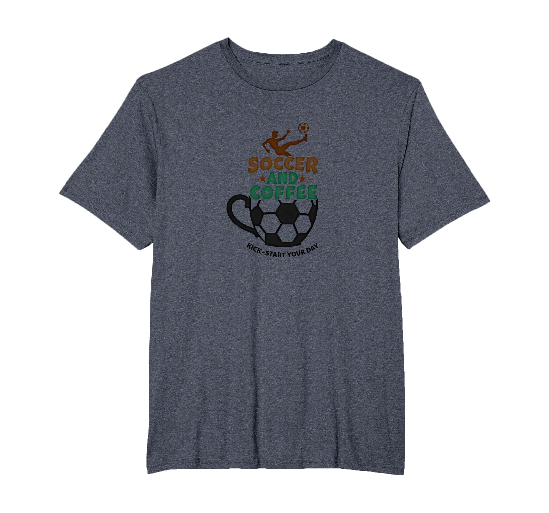Soccer Mom Soccer And Coffee Kick Sweatshirt - Trendy Graphic for Adults