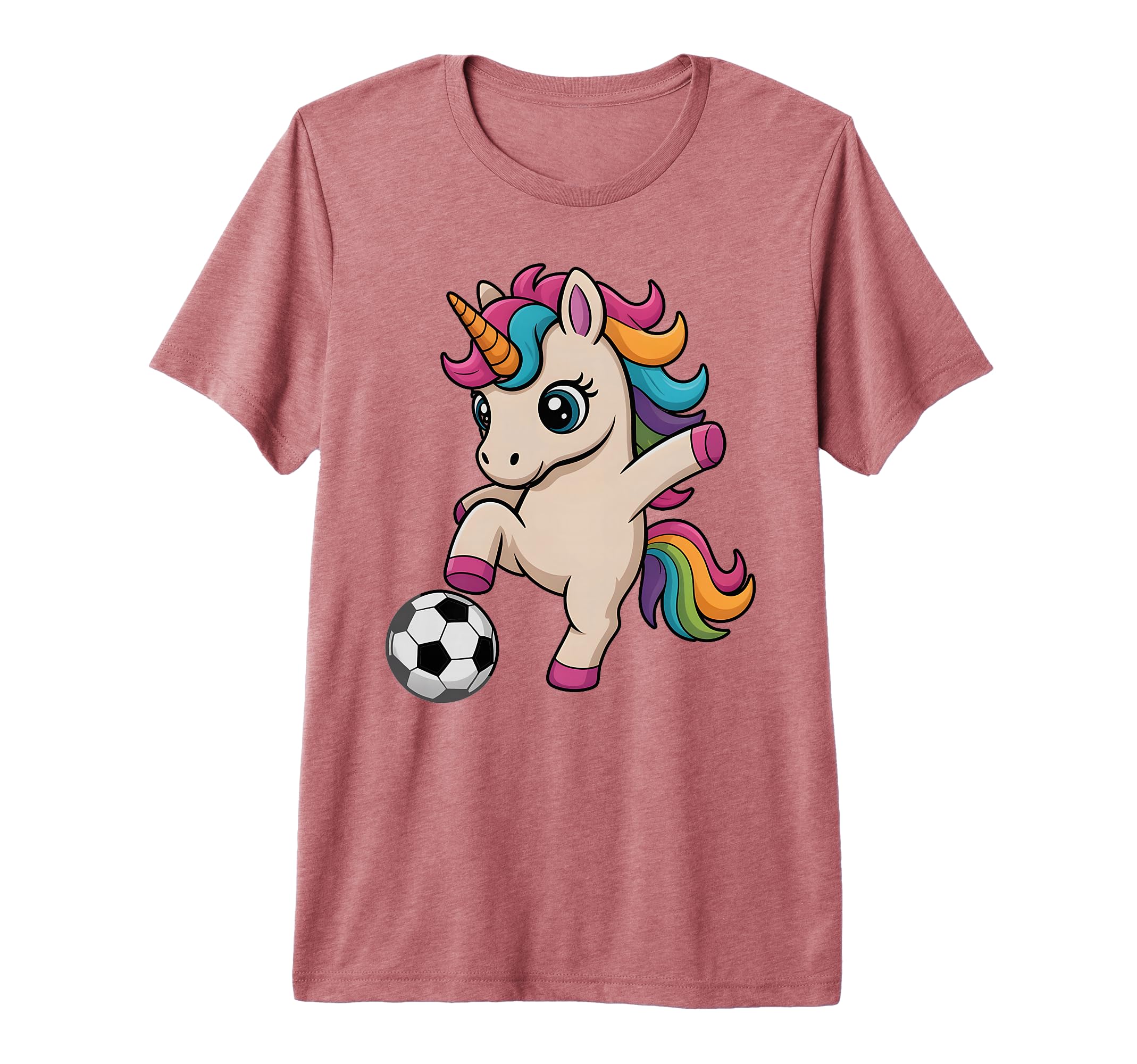 Unicorn Soccer Just Who Loves Score T-Shirt - Aesthetic Graphic for Adults