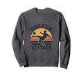 Soccer Silhouette Sweatshirt - Fun Novelty Design for Adults