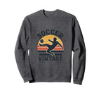 Soccer Silhouette Sweatshirt - Fun Novelty Design for Adults