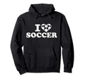 I Love Soccer Hoodie - Casual Everyday Wear Unisex