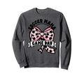 Soccer Mama Coquette Bow Game Day Mom Sweatshirt - Minimalist Print Unisex