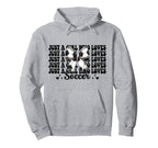 Just Who Loves Soccer Coquette Bow Hoodie - Aesthetic Graphic Men Women