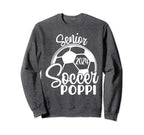 Senior Soccer Poppi 2024 Class 2024 Sweatshirt - Graphic Print for Adults
