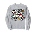 Soccer Auntie Funny Leopard Soccer Sweatshirt - Custom Art Print Unisex