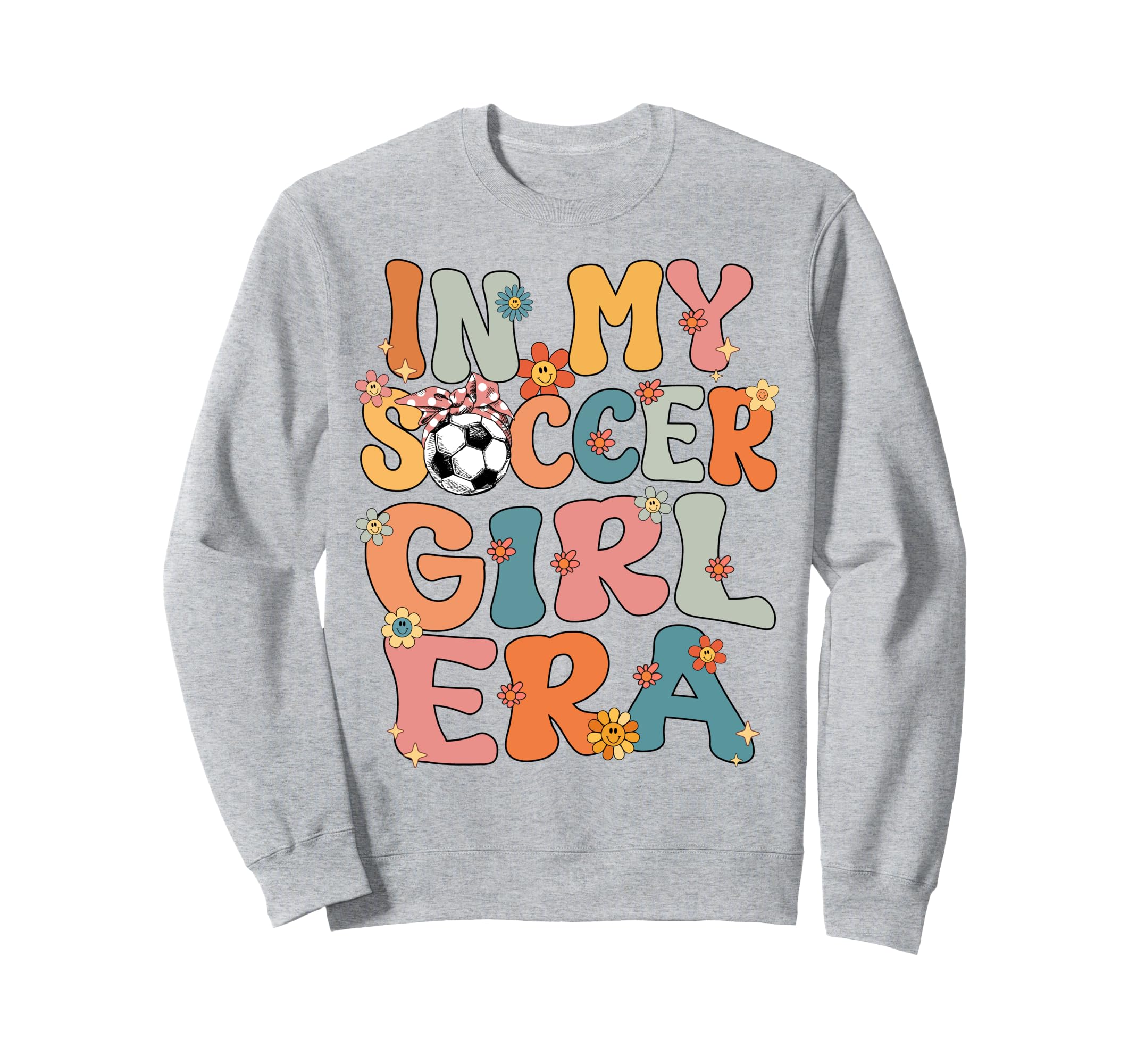 My Soccer Era Groovy Soccer Soccer Sweatshirt - Minimalist Print Unisex