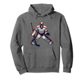 Ice Hockey Player Goalkeeper Ice Hockey Hoodie - Graphic Print Men Women