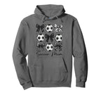 Soccer Mom Funny Coquette Bow Soccer Mom Hoodie - Trendy Graphic Men Women
