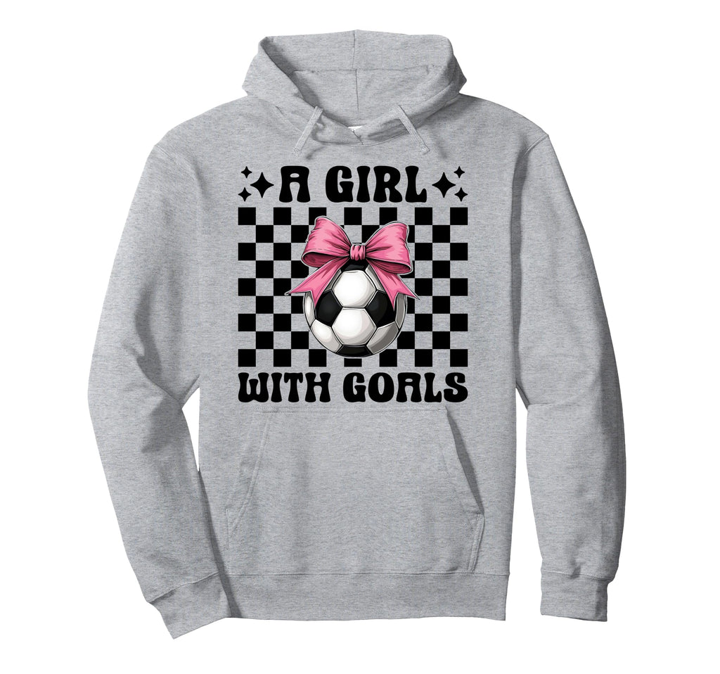 Soccer Soccer Mom Mothers Day Goals Hoodie - Minimalist Print Unisex
