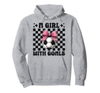 Soccer Soccer Mom Mothers Day Goals Hoodie - Minimalist Print Unisex
