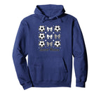 Soccer Mama Mom Soccer Mom Bow Soccer Hoodie - Graphic Print for Adults