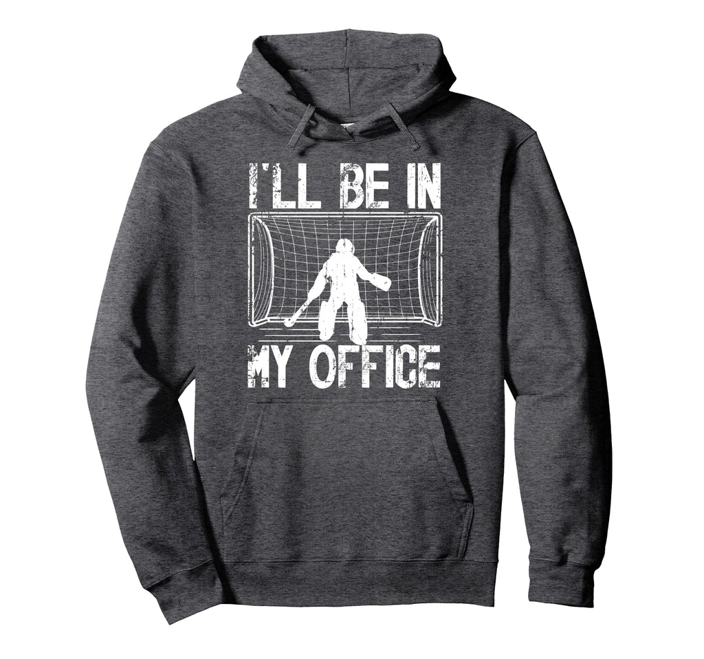My Office Field Hockey Goalkeeper Hoodie - Minimalist Print for Adults