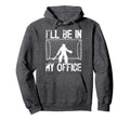 My Office Field Hockey Goalkeeper Hoodie - Minimalist Print for Adults