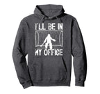 My Office Field Hockey Goalkeeper Hoodie - Minimalist Print for Adults