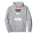 Octane Rocket Soccer Sunset Hoodie - Custom Art Print for Adults