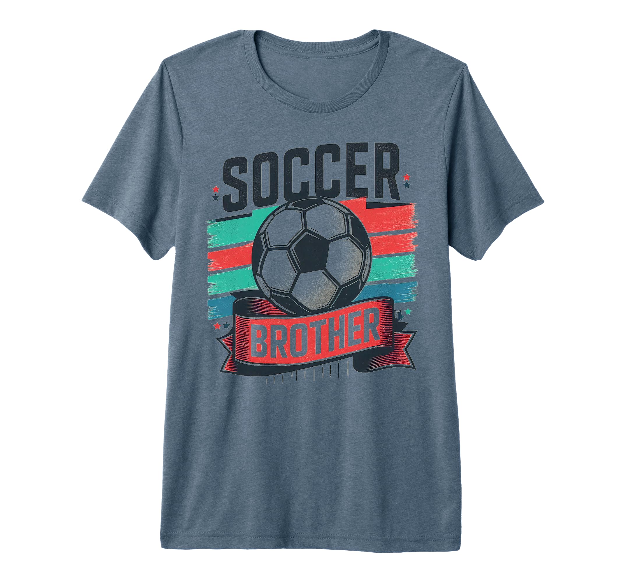 Soccer Brother Family Matching Team T-Shirt - Aesthetic Graphic Men Women