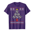 Soccer Tree Balls Merry Ugly T-Shirt - Aesthetic Graphic for Adults