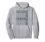 Soccer Senior Night Soccer Senior 2026 Hoodie - Minimalist Print Men Women
