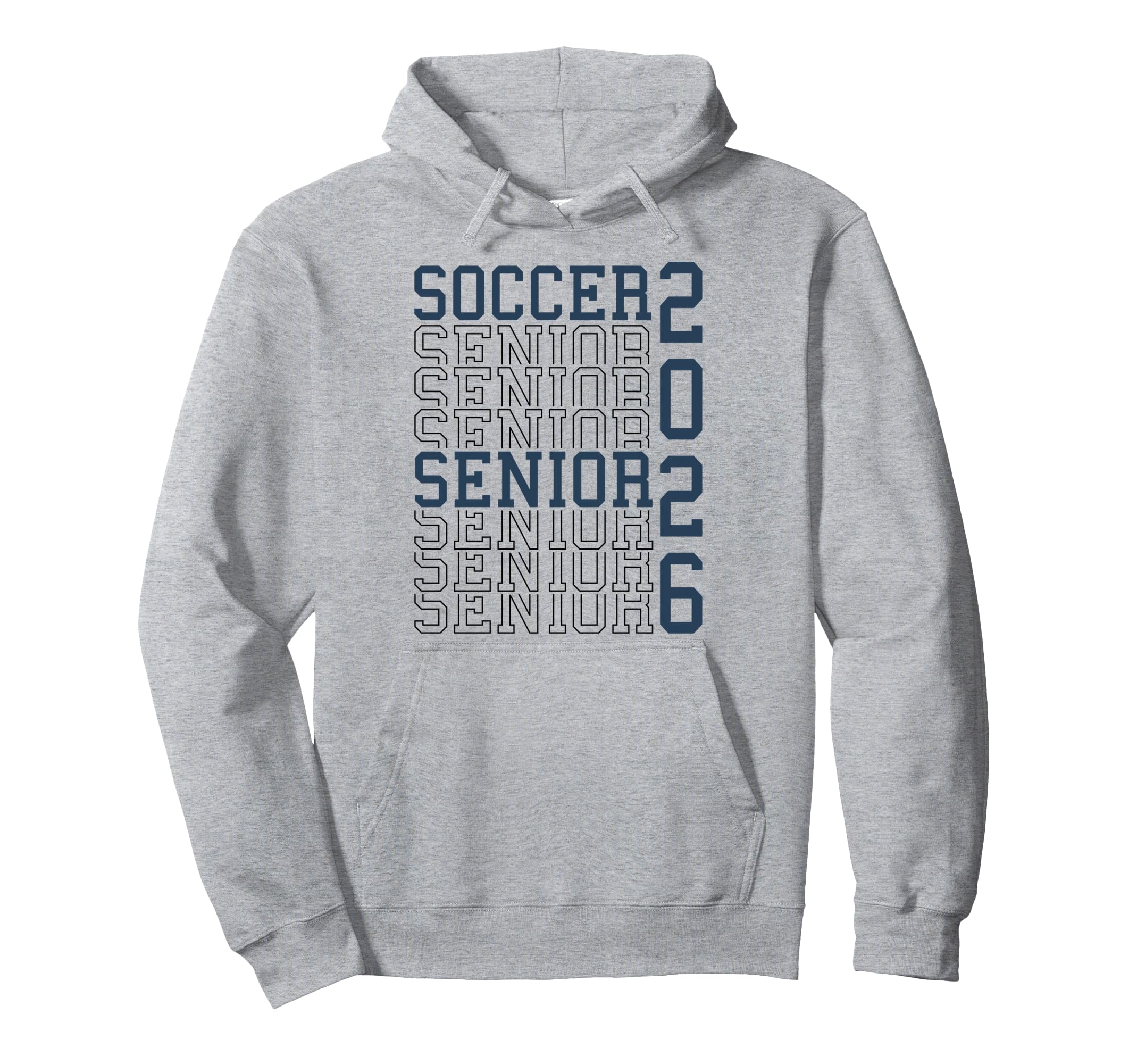 Soccer Senior Night Soccer Senior 2026 Hoodie - Minimalist Print Men Women