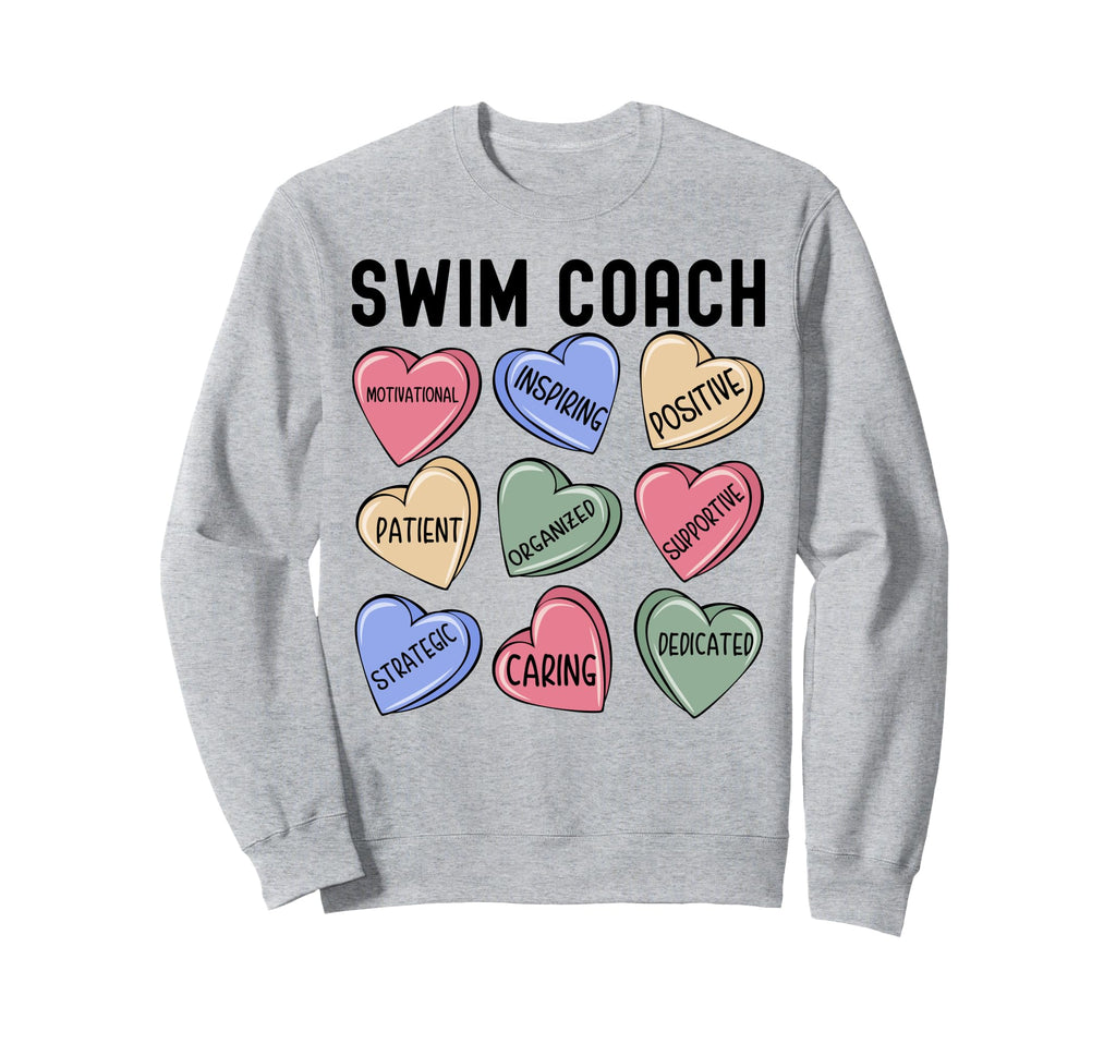 Swim Coach Definition Coach Funny Sweatshirt - Fun Novelty Design Unisex