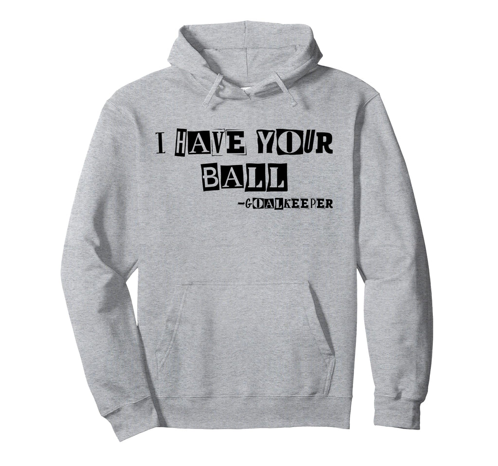 Soccer Ransom Note Goalkeeper Hoodie - Unique Graphic Unisex