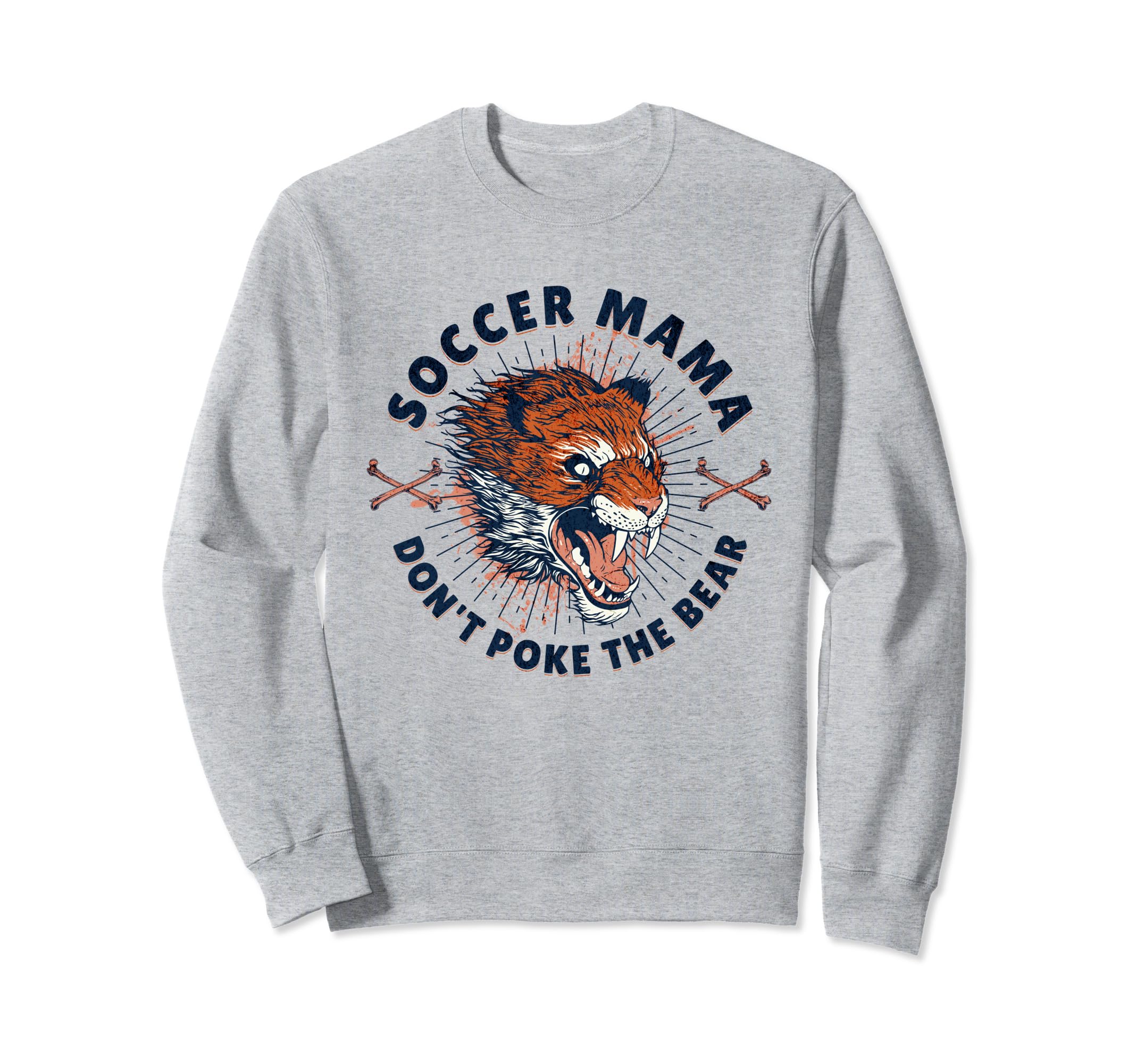 Soccer Mom Yelling Ref Voice Sweatshirt - Casual Everyday Wear Men Women