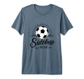 Sideline Mom Soccer Game Days Soccer T-Shirt - Custom Art Print Men Women
