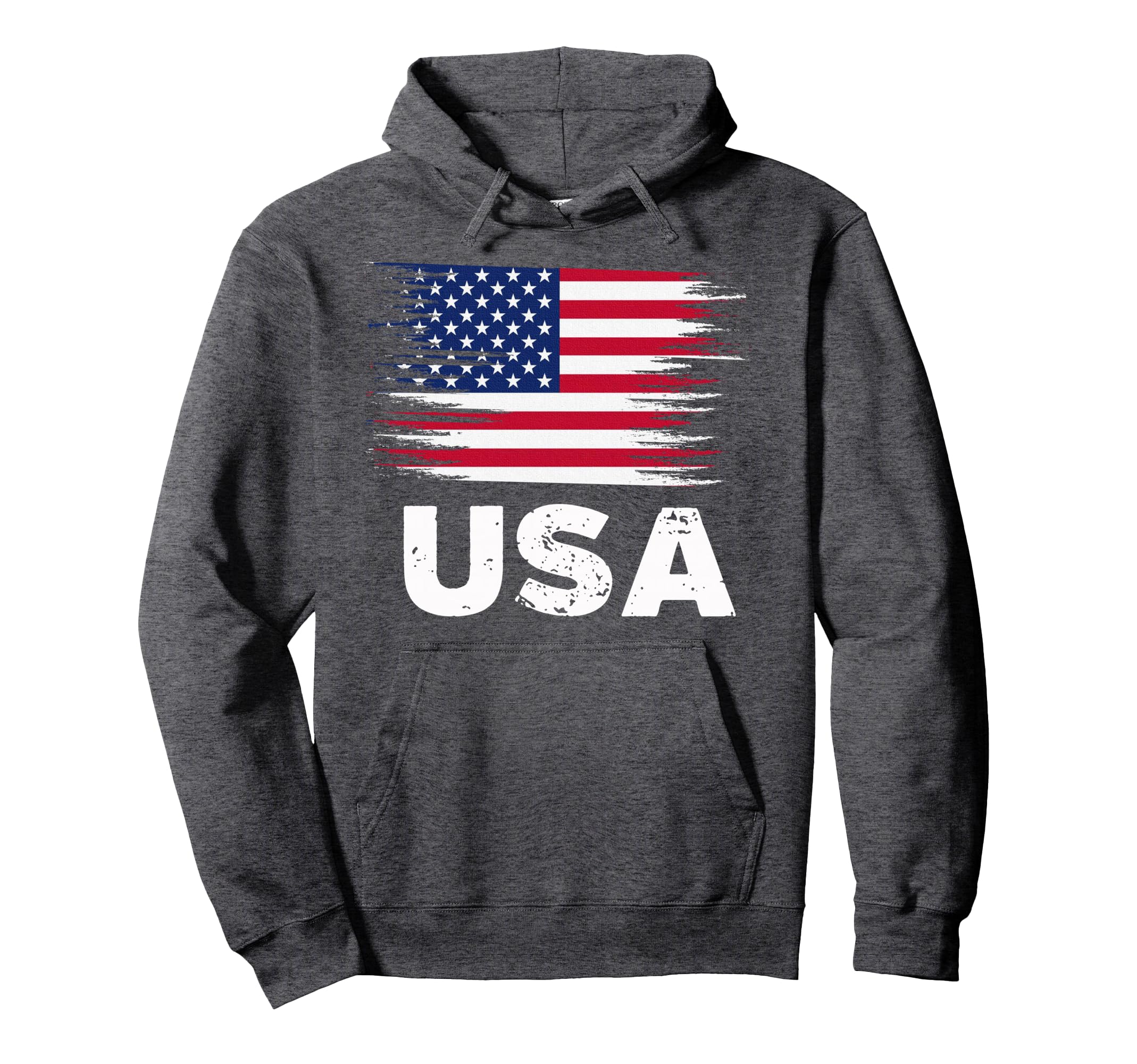 Usa American Flag Sports Soccer Football Hoodie - Aesthetic Graphic Unisex