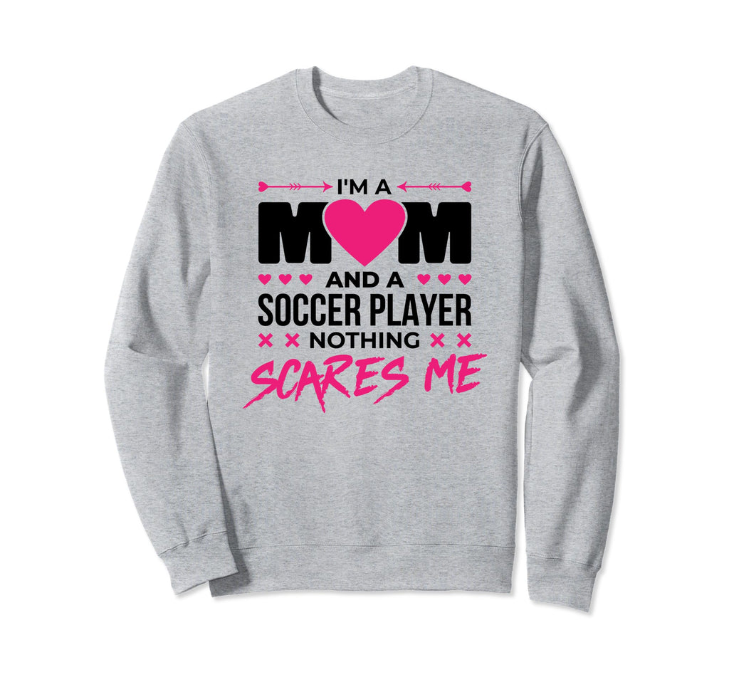 Soccer Players Mom Soccer Lover Sweatshirt - Graphic Print for Adults