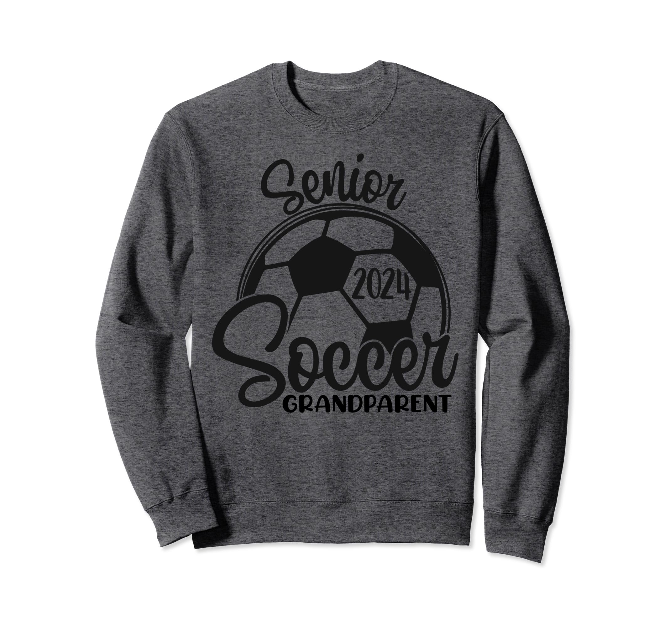 Senior Soccer Grandparent 2024 Class Sweatshirt - Trendy Graphic Unisex