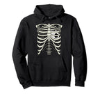 Ribcage Halloween Soccer Player Hoodie - Aesthetic Graphic for Adults