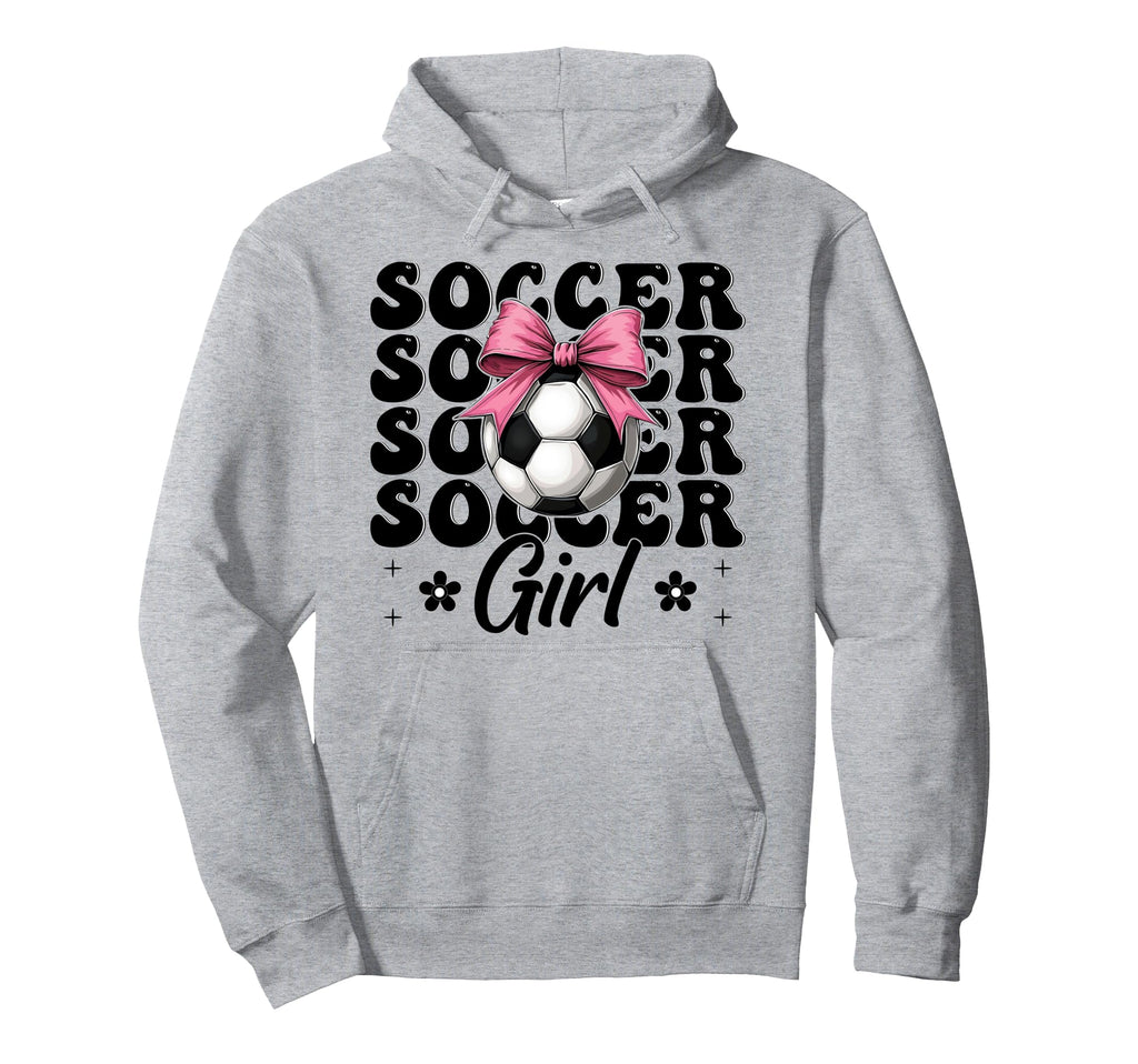 Soccer Soccer Mom Coquette Hoodie - Fun Novelty Design Unisex