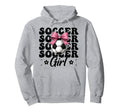 Soccer Soccer Mom Coquette Hoodie - Fun Novelty Design Unisex