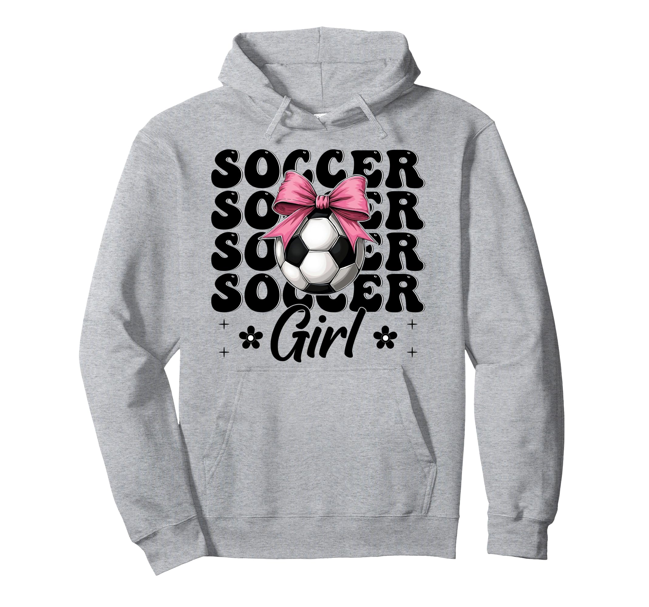 Soccer Soccer Mom Coquette Hoodie - Fun Novelty Design Unisex