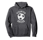 Scranton Soccer Distressed 90S Hoodie - Custom Art Print for Adults