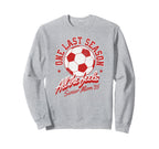 Soccer Senior Mom 2026 Distressed Sweatshirt - Custom Art Print for Adults