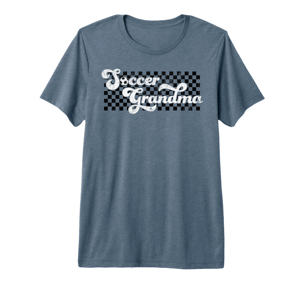 Soccer Grandma Grandmother T-Shirt - Casual Everyday Wear Men Women