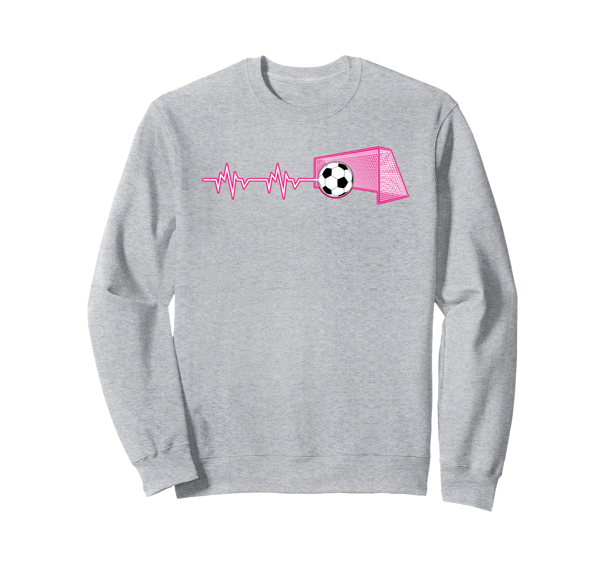 Heartbeat Football Soccer Goalie Sweatshirt - Fun Novelty Design Men Women