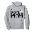 Soccer Keeper Mom Proud Mother Hoodie - Casual Everyday Wear for Adults