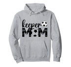 Soccer Keeper Mom Proud Mother Hoodie - Casual Everyday Wear for Adults