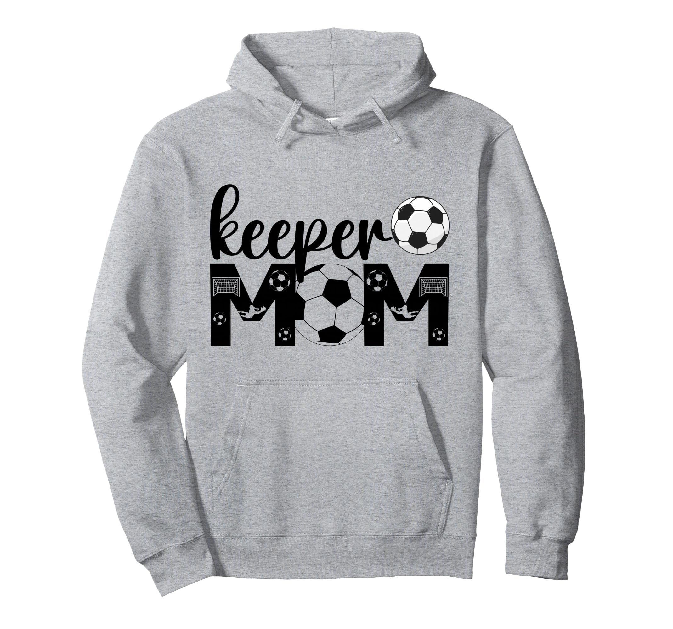 Soccer Keeper Mom Proud Mother Hoodie - Casual Everyday Wear for Adults