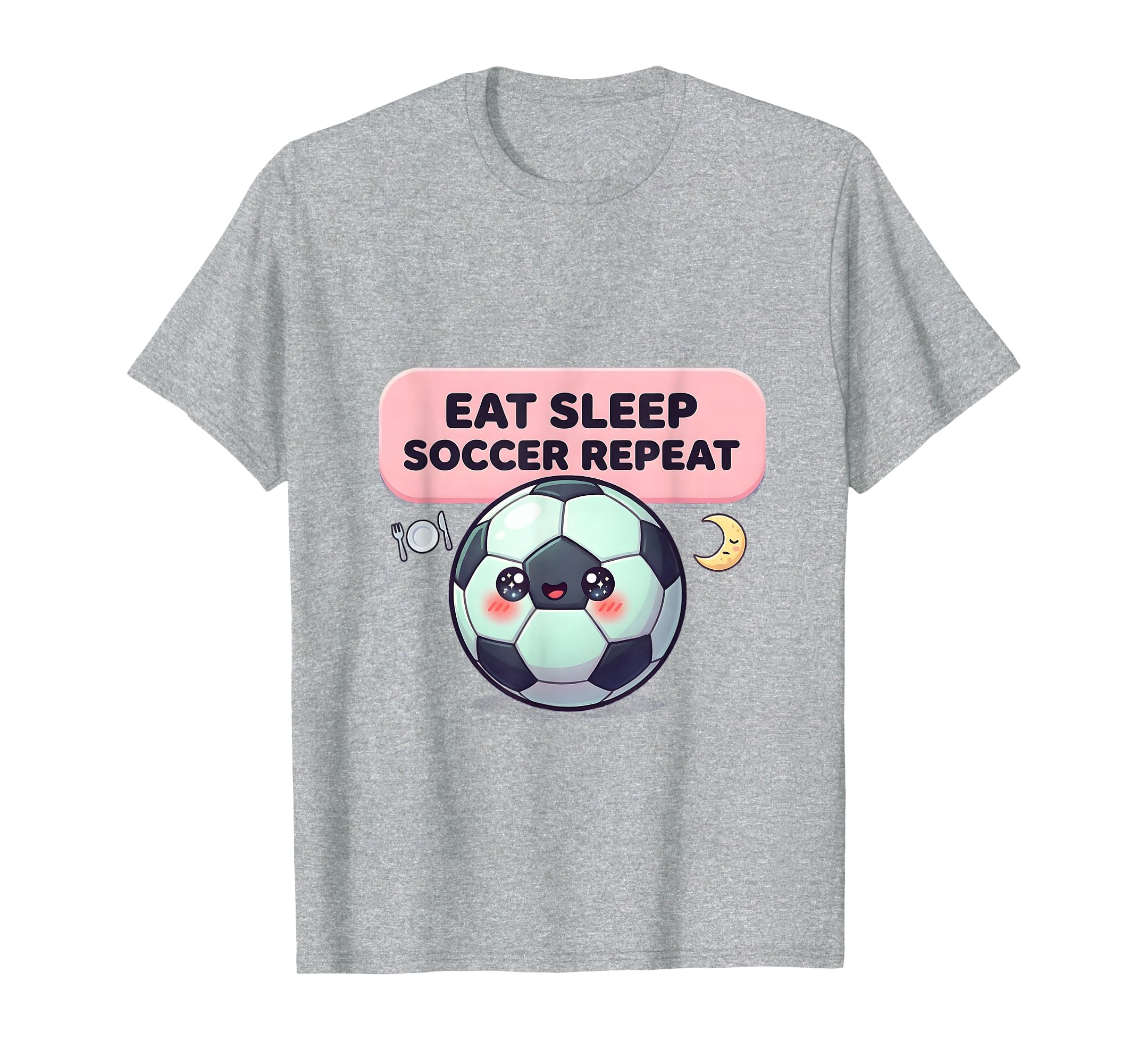 Eat Sleep Soccer Repeat Soccer Mom T-Shirt - Novelty Apparel Men Women
