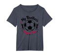 Soccer Sister My Brothers Biggest Fan T-Shirt - Novelty Apparel Men Women